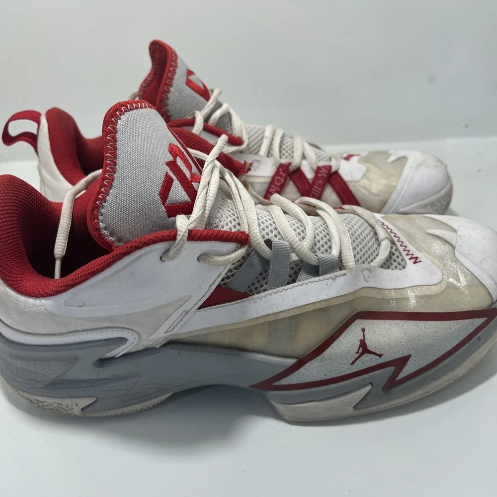 Size 11 - Jordan One Take 3 White Gym Red